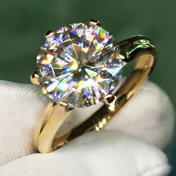 Hurry One day Sale! 2CT Lab Diamond 18k plated over silver - Picture 4 of 4